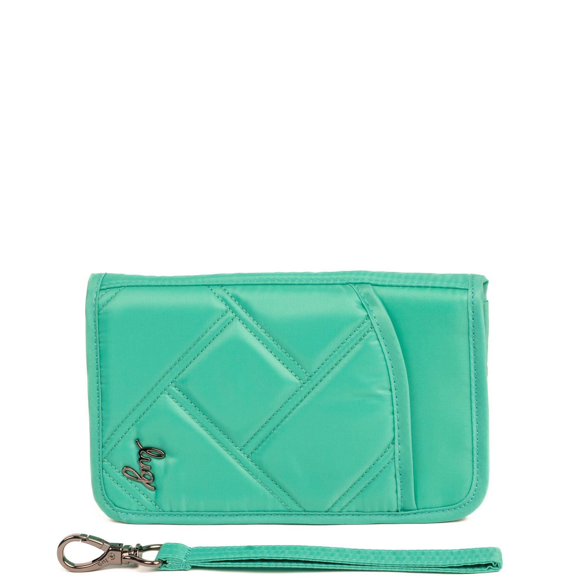 Legacy Collection Tandem SE RFID Wallet - OASIS TEAL - 24241_LegacyTandemSE_OasisTeal_Angle_02